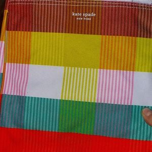Rainbow plaid lunch bag